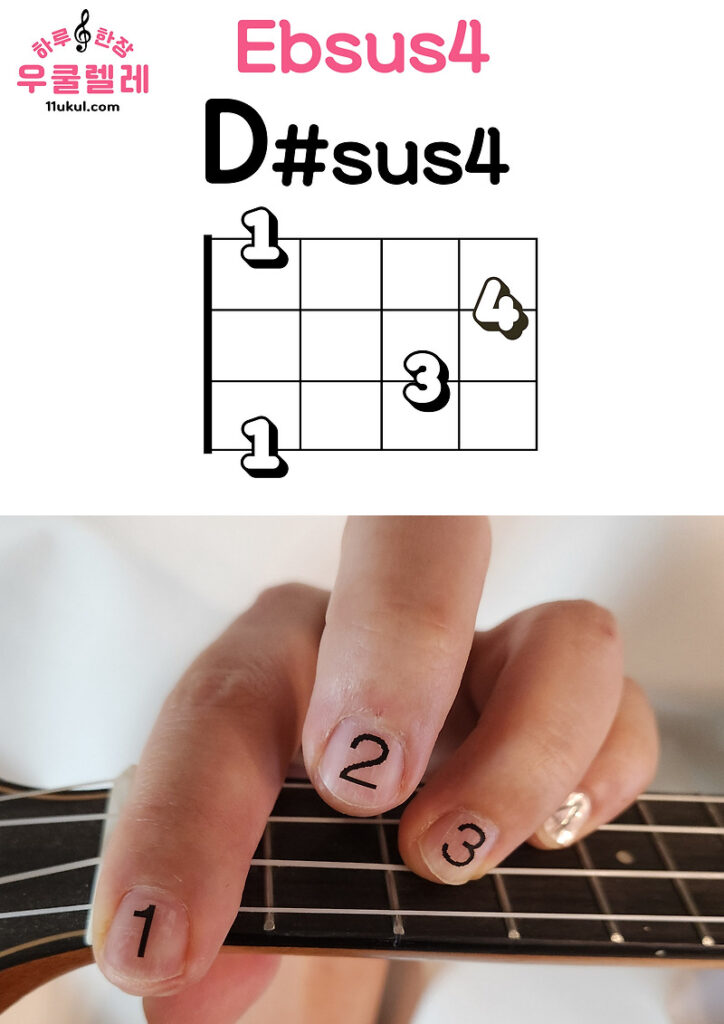 thumbnail 우쿨렐레 d sus4 ebsus4 코