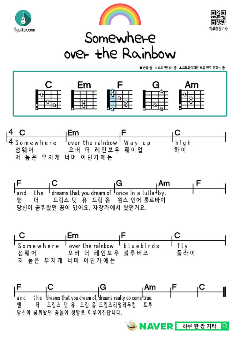Somewhere over the Rainbow(오즈의 마법사 OST)