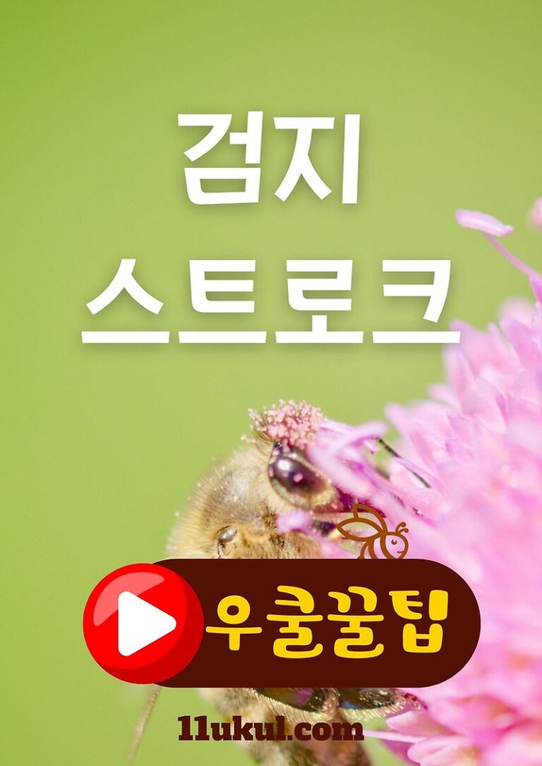 우쿨렐레 검지 스트로크 쉽게 배우기