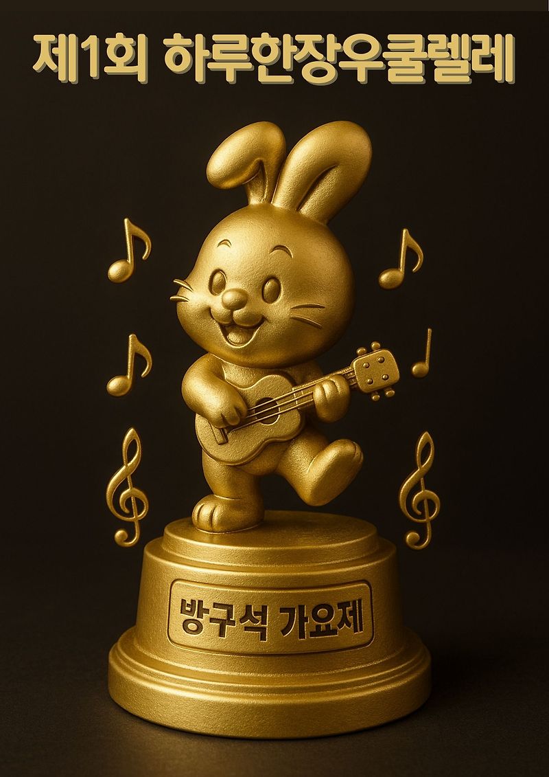 제1회 하루한장우쿨렐레 방구석 가요제(누구나 참가 가능!)
