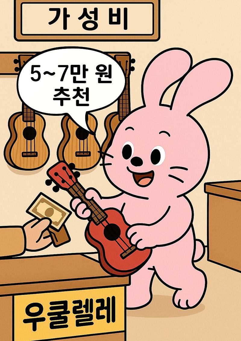 초보 추천 5, 7만 원 대 가성비 우쿨렐레