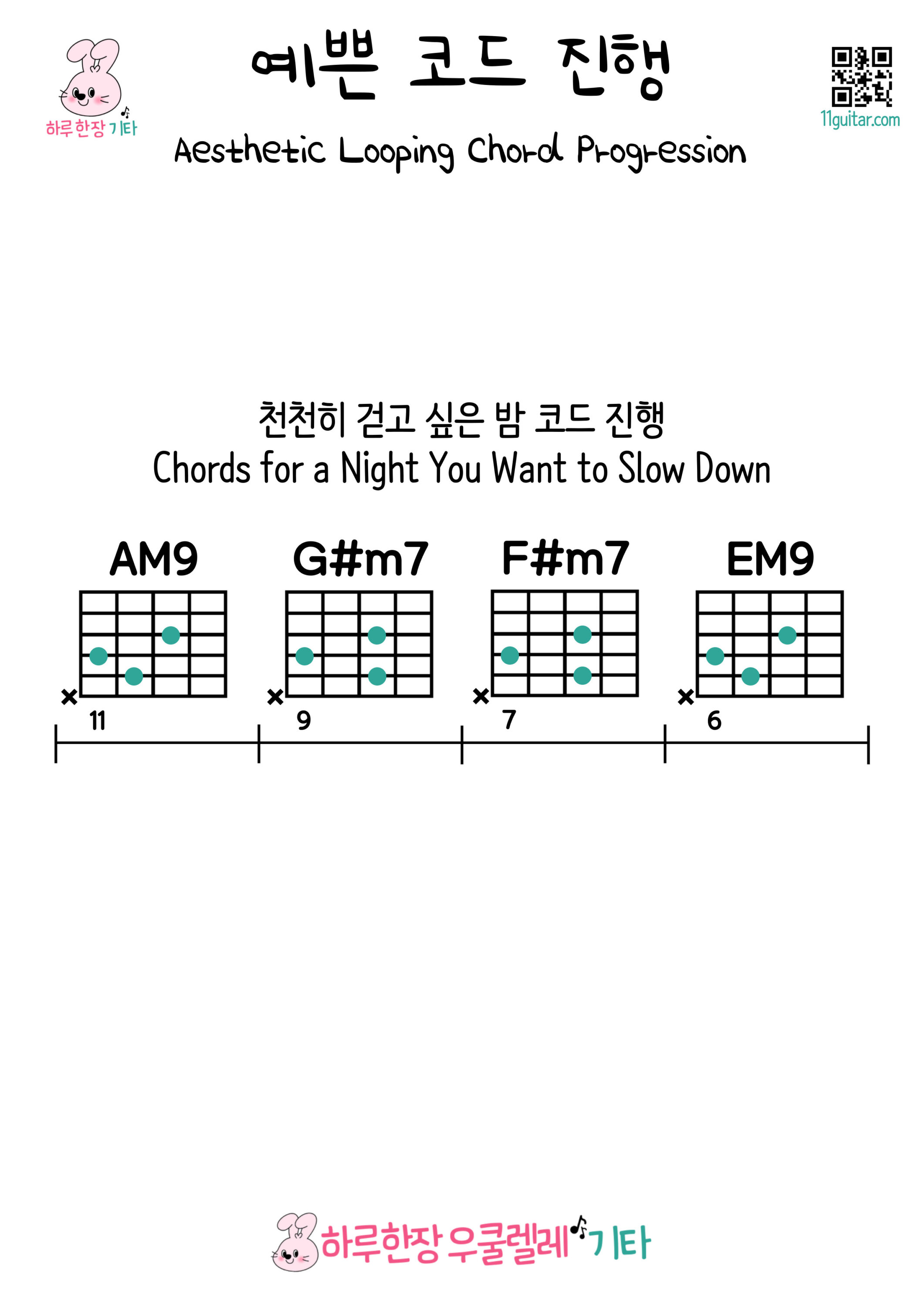 예쁜 코드 진행 캐논 코드 진행 003 4
