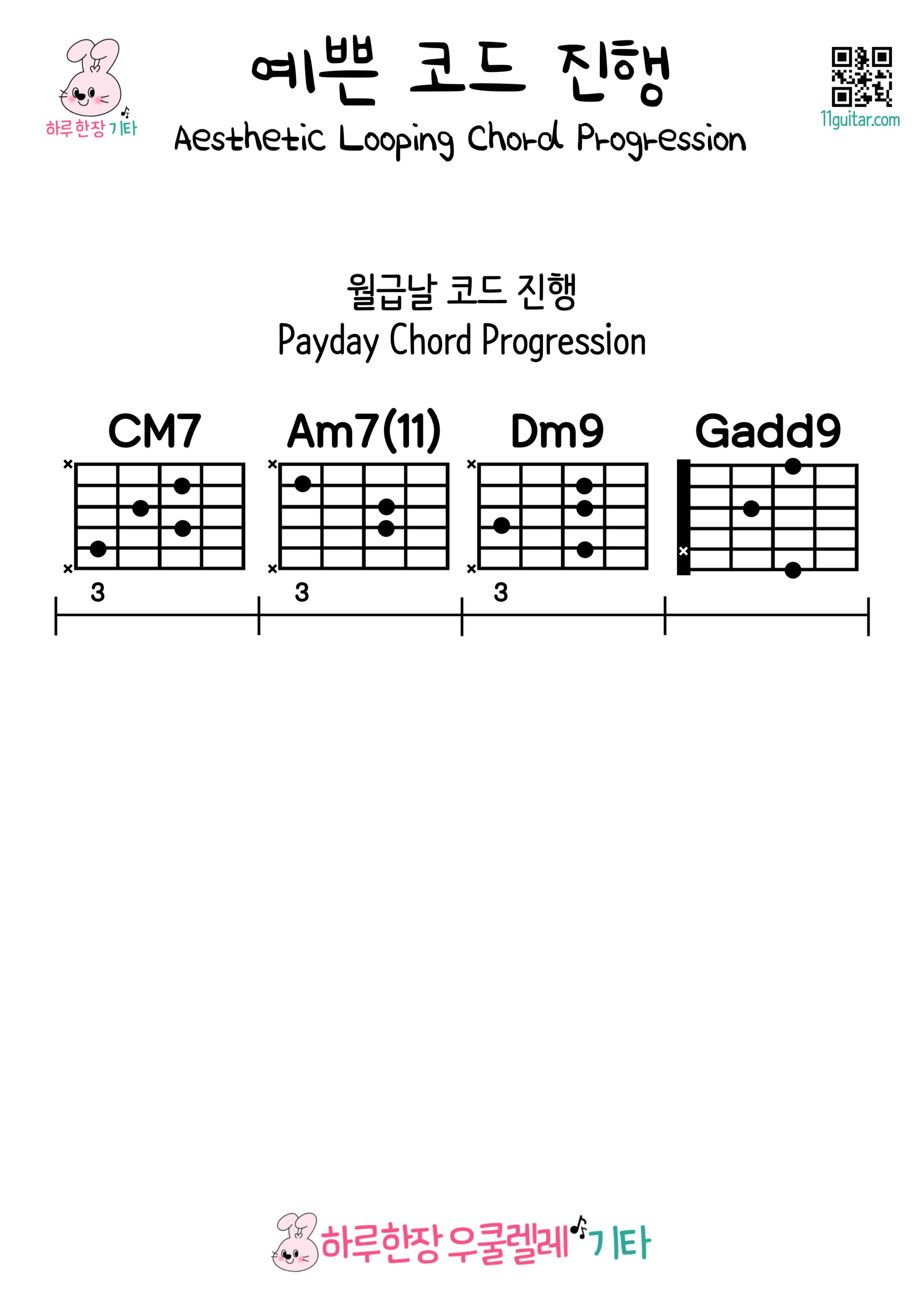 예쁜 코드 진행 캐논 코드 진행 004