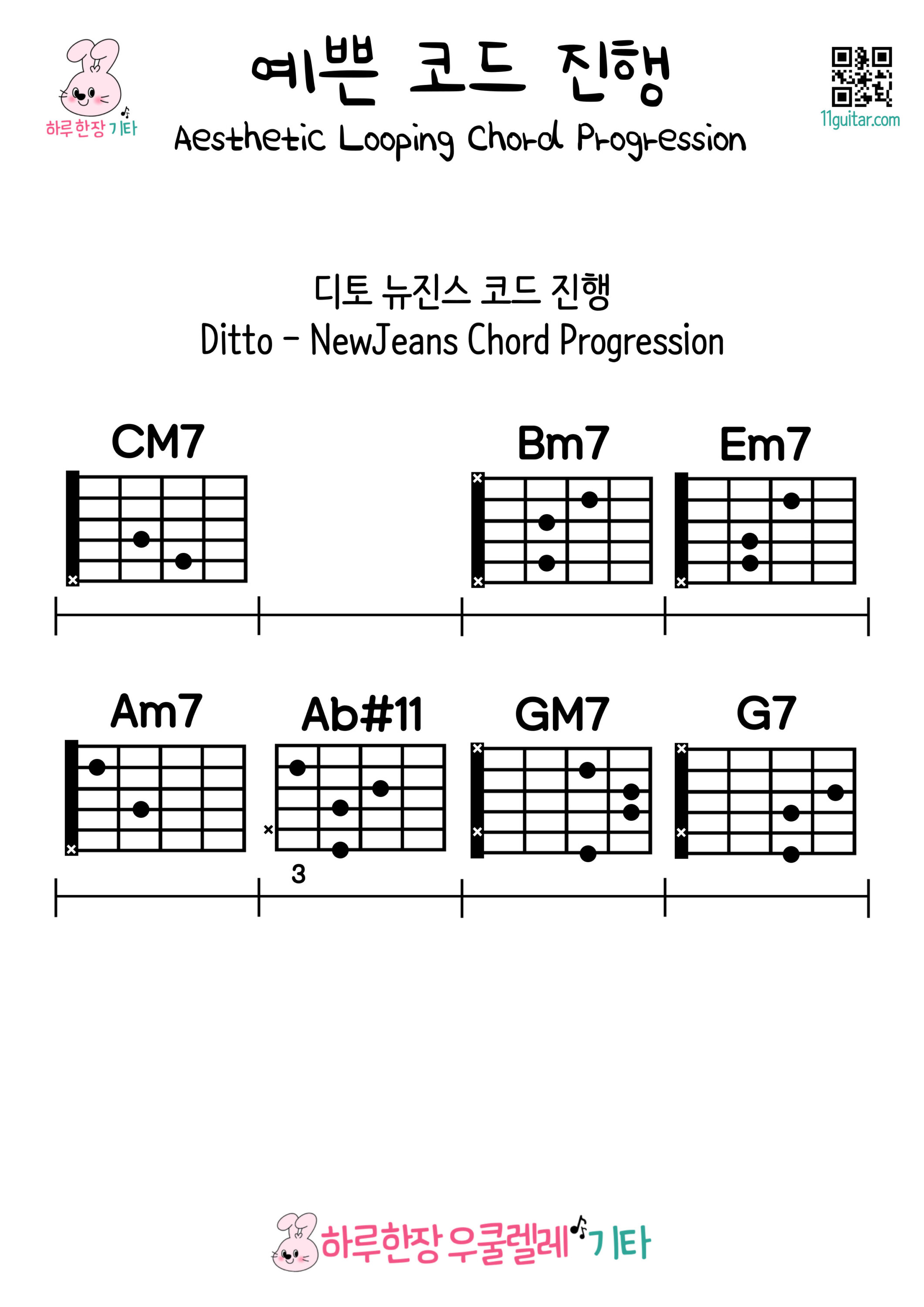 예쁜 코드 진행 캐논 코드 진행 006
