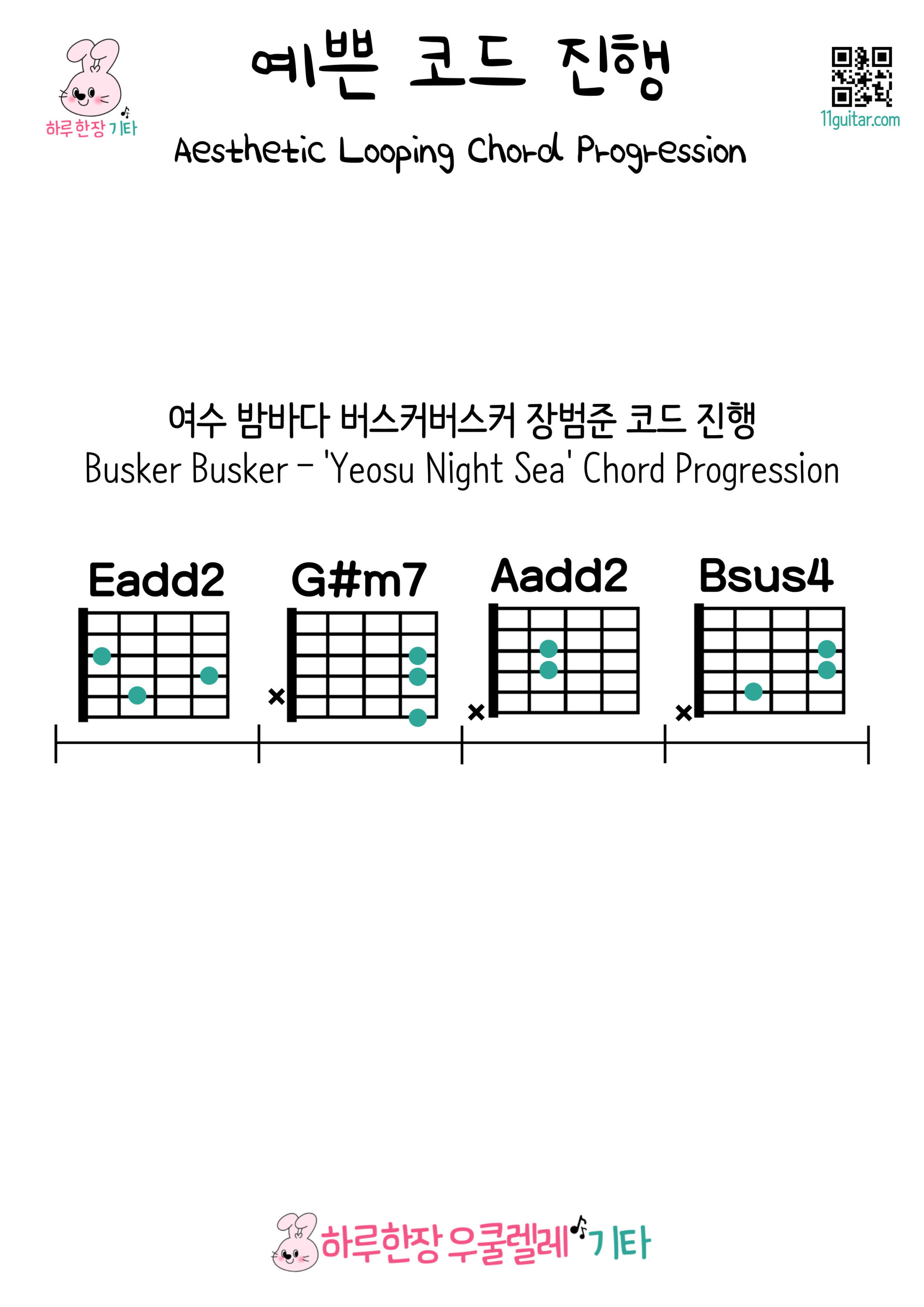 예쁜 코드 진행 캐논 코드 진행 009
