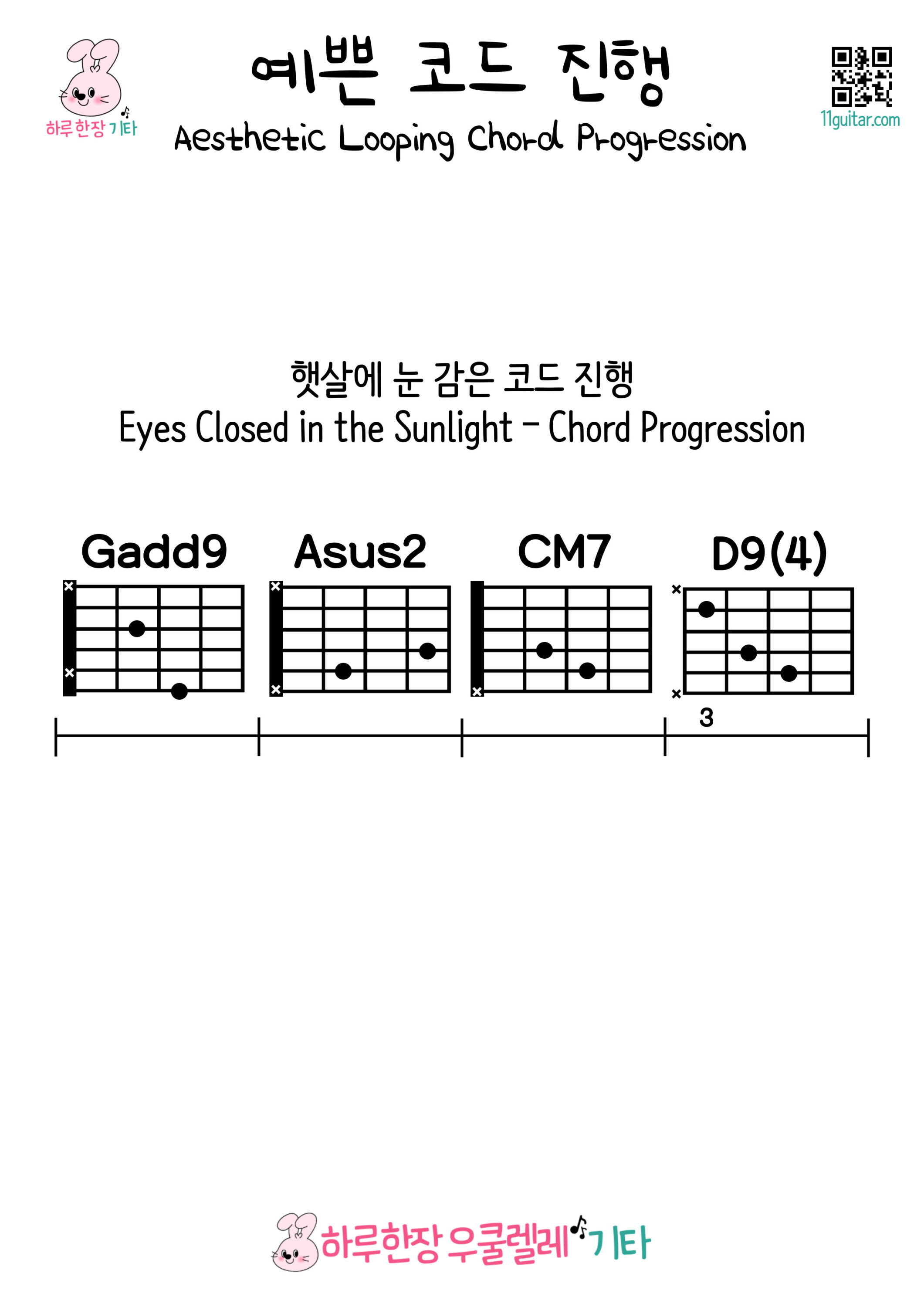 예쁜 코드 진행 캐논 코드 진행 011 1