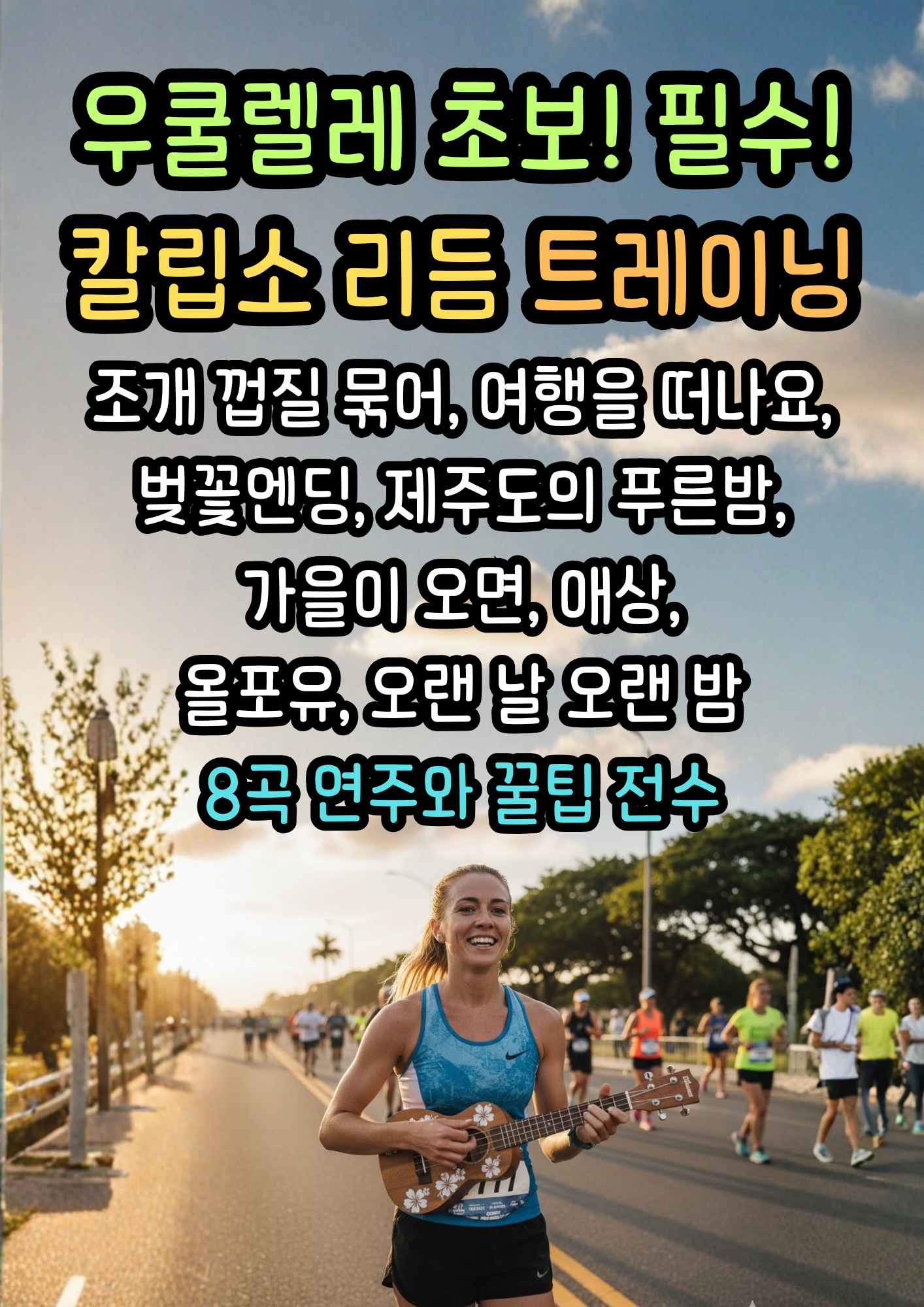 우쿨렐레 칼립소 리듬 트레이닝(8곡 연주+꿀팁) 22 칼립소리듬 트레이닝